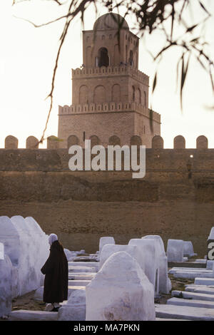 Old cemetery, Kairouan, Tunisia Stock Photo