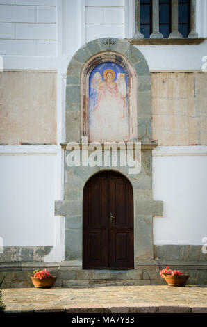 Prohor Pcinjski,Serbia,September 02, 2016: front door of church within Monastery of Saint Prohor Pcinjski is one of the oldest Serbian Monasteries sit Stock Photo