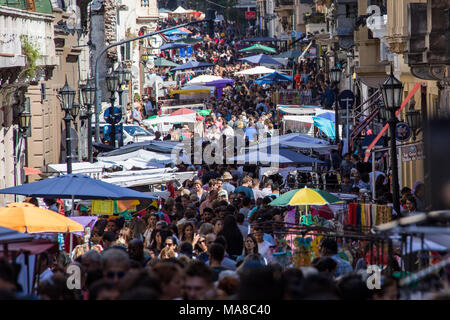 Feria de San Telmo, Sunday Market, Buenos Aires, Argentina Stock Photo