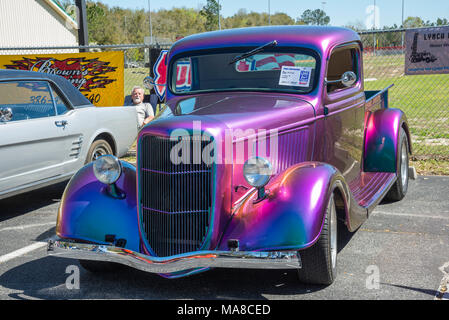 Car Show in Ft. White, Florida. Stock Photo