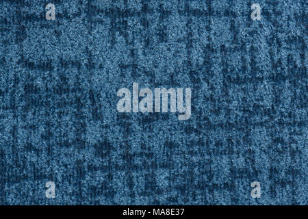 Strict textile background in blue colour. Stock Photo