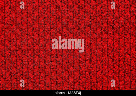 Passionate fabric texture in contrast red colour. Stock Photo