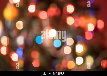 Multi color light effect -  bubbles bokeh Stock Photo
