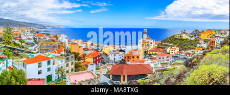 Candelaria, Tenerife, Canary Islands, Spain: Overview of the Basilica of Our Lady of Candelaria, Tenerife landmark Stock Photo