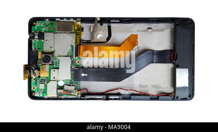 Repair the phone Stock Photo
