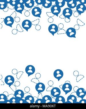 Get more likes. Blue icons. SEO concept. Design elements for social network,marketing. Vector illustration on white background. Web site page and mobi Stock Vector