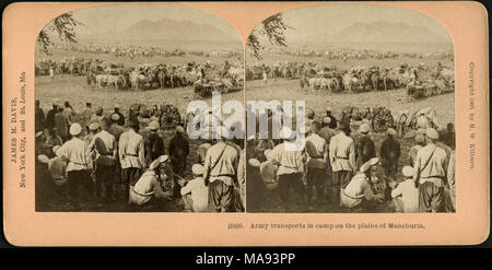 people, army, transport, Manchuria, historical, Stock Photo