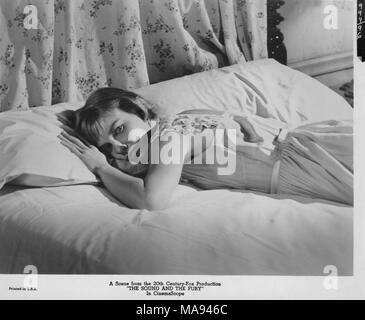 Joanne Woodward, Publicity Portrait, on-set of the Film, 'The Sound and the Fury', 20th Century Fox, 1959 Stock Photo