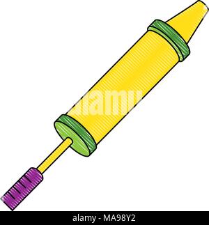 foam water splash gun toy vector illustration design Stock Vector