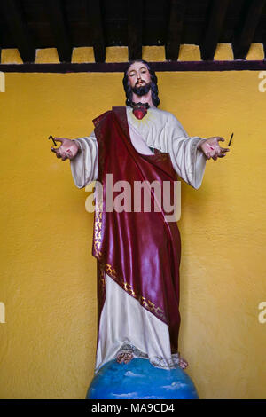 Parroquia de San Jacinto church in San Angel neighborhood of Mexico City, Mexico Stock Photo