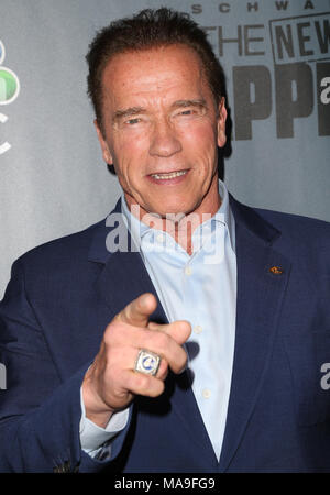 Arnold Schwarzenegger at "The New Celebrity Apprentice" Press