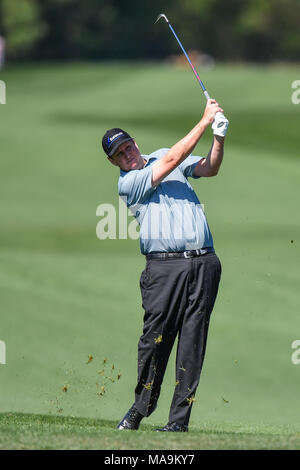 Humble, Texas, USA. 30th Mar, 2018. Russell Henley during the Houston Open at the Golf Club of Houston in Humble, Texas. Chris Brown/CSM/Alamy Live News Stock Photo