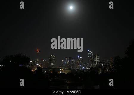 Sydney Australia 31 March 2018 A Blue Moon A Phrase Used To