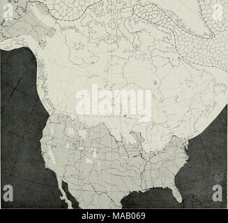 Map of north america during the ice age Stock Photo - Alamy