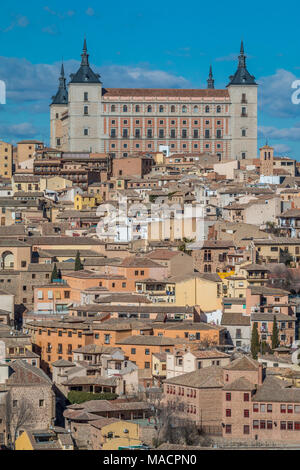 The Alcazar of Toledo in Spain Stock Photo