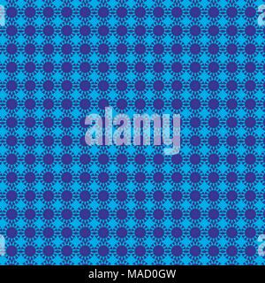 Seamless blue circles on light blue background Stock Vector