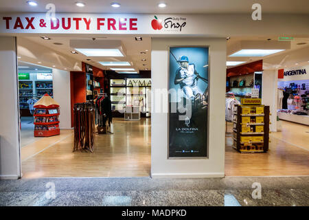 Buenos Aires Argentina,Ministro Pistarini International Airport Ezeiza EZE,terminal gate,interior inside,Patagonia Wine Experience,restaurant restaura Stock Photo