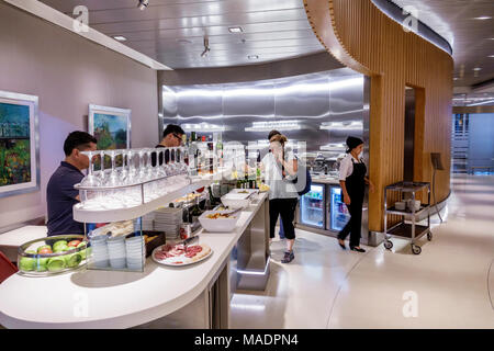 Buenos Aires Argentina,Ministro Pistarini International Airport Ezeiza EZE,terminal gate,interior inside,business class lounge,man men male,woman fema Stock Photo