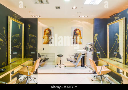 Beauty salon interior shot Stock Photo