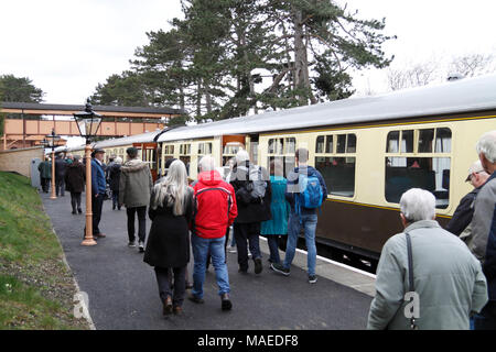 Broadway Station opens after 58 years Stock Photo