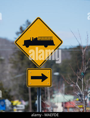 "Fire Station" Traffic sign Stock Photo: 63737106 - Alamy