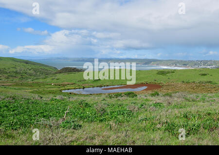 Beautiful Tomale Point Trail Stock Photo