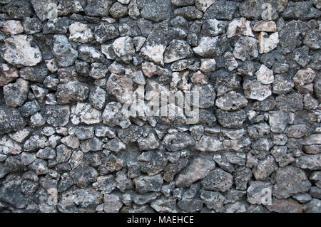 Big rough rocks wall background Stock Photo