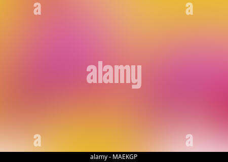 Abstract pastel colors background of yellow and pink blurred spots, patches of color Stock Photo