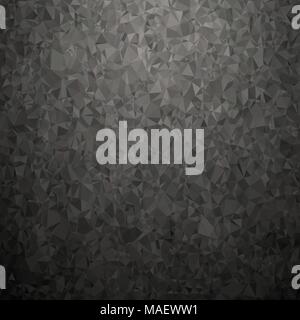 Grey Polygonal Background. Rumpled Triangular Pattern. Low Poly Texture Stock Vector