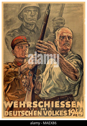 Vintage WW2 German propaganda poster Day of the German Police 1941 ...