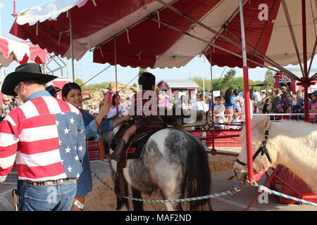 revellers at houston livestock and rodeo show 2018 USA Stock Photo