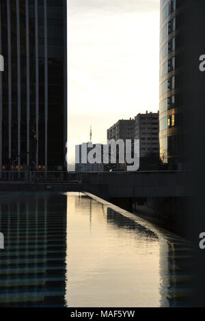 The area of Paris - La defense Stock Photo