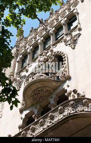 Ramon Mulleras House, Barcelona, Spain Stock Photo