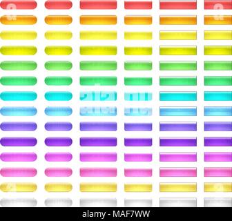 vector web buttons set Stock Vector