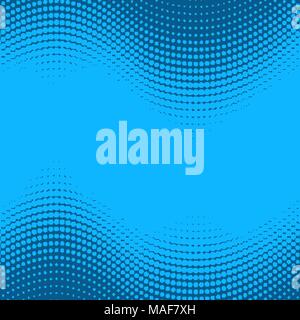 abstract vector halftone background - blue Stock Vector