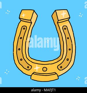 Symbol of the Golden Horseshoe Stock Vector