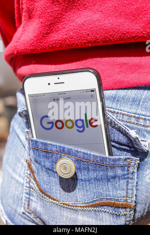 Iphone 6 Plus In The Back Pocket Of A Young Women S Denim Jeans Shorts In Southern California Usa Stock Photo Alamy Iphone 6 Plus In The Back Pocket Of A Young Women S Denim Jeans Shorts In Southern California Usa Stock Photo Alamy