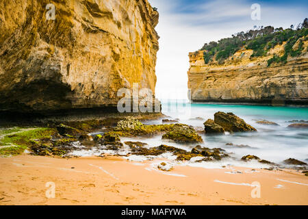 Loch Ard Gorge along the Great Ocean Road in Victoria, Australia Stock Photo