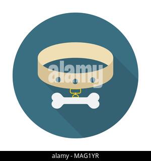 Collar icon. Flat vector related icon for web and mobile applications. It can be used as - logo, pictogram, icon, infographic element. Vector Illustra Stock Vector