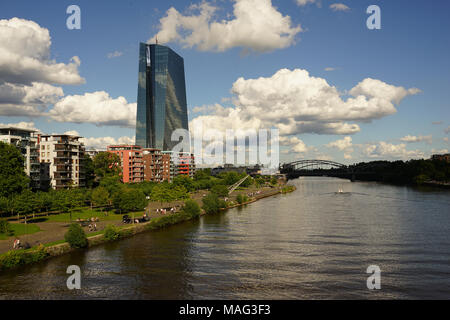 European Central Bank, Frankfurt, Germany, Stock Photo