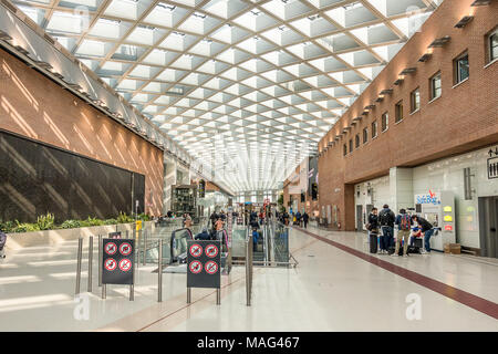 Marco Polo international airport in Venice Stock Photo