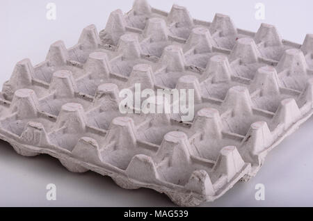 Cells carton packing for eggs Stock Photo