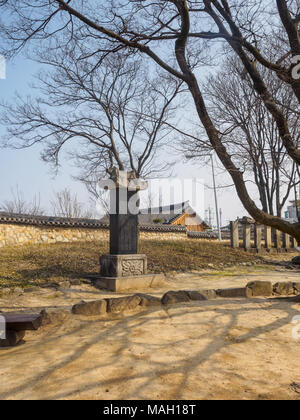Namwon, South Korea - March 25, 2018 : Tour signboard of Traditional ...