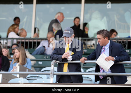 HALLANDALE, FL - JANUARY 28:  Guest attends The Inaugural $12 Million Pegasus World Cup Invitational, The World's Richest Thoroughbred Horse Race At Gulfstream Park at Gulfstream Park on January 28, 2017 in Hallandale, Florida   People:  Guest Stock Photo