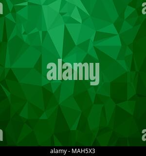 Green Polygonal Background. Triangular Pattern. Low Poly Texture. Abstract Mosaic Modern Design. Origami Style Stock Vector
