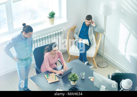 Designers working on project Stock Photo