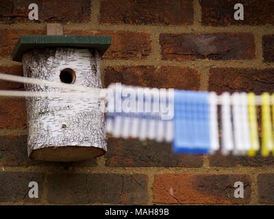 Garden birdhouse Stock Photo