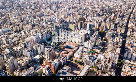 View over Buenos Aires, Argentina Stock Photo