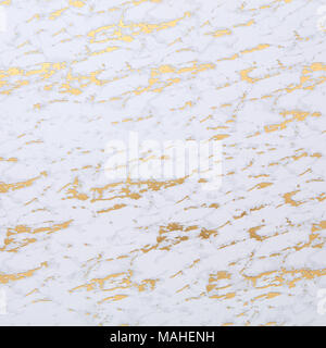 Gold, white, and grey marble background for social media backgrounds and space to insert text or images. Stock Photo