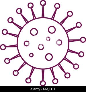 unicellular bacteria laboratory icon vector illustration design Stock ...